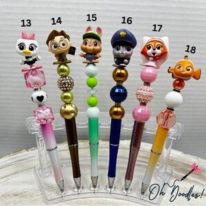 Disney Doorable Pens + 1 Ink Refill Included - 1 Pen, You’re Choice (Set #13-18)